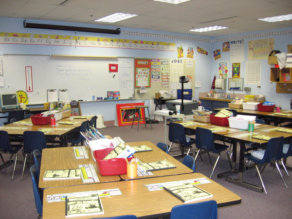 Students spend most of the school day inside.