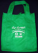 Help create a healthier community by using reusable bags.