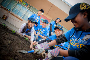 UC San Diego Volunteer on MLK Day