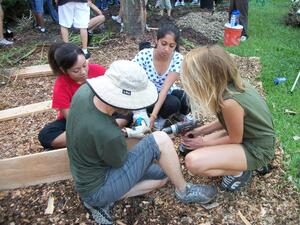 Students serve and build compassion.