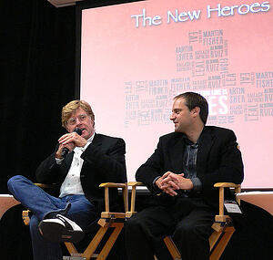 Robert Redford speaks about "The New Heroes", a documentary about social entrepreneurs.